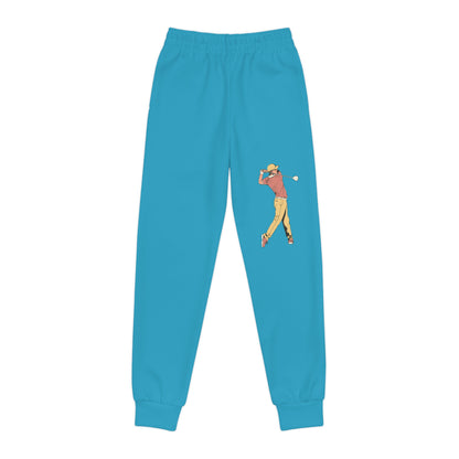 Youth Joggers: Golf Turquoise