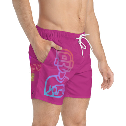 Swim Trunks: Gaming Pink