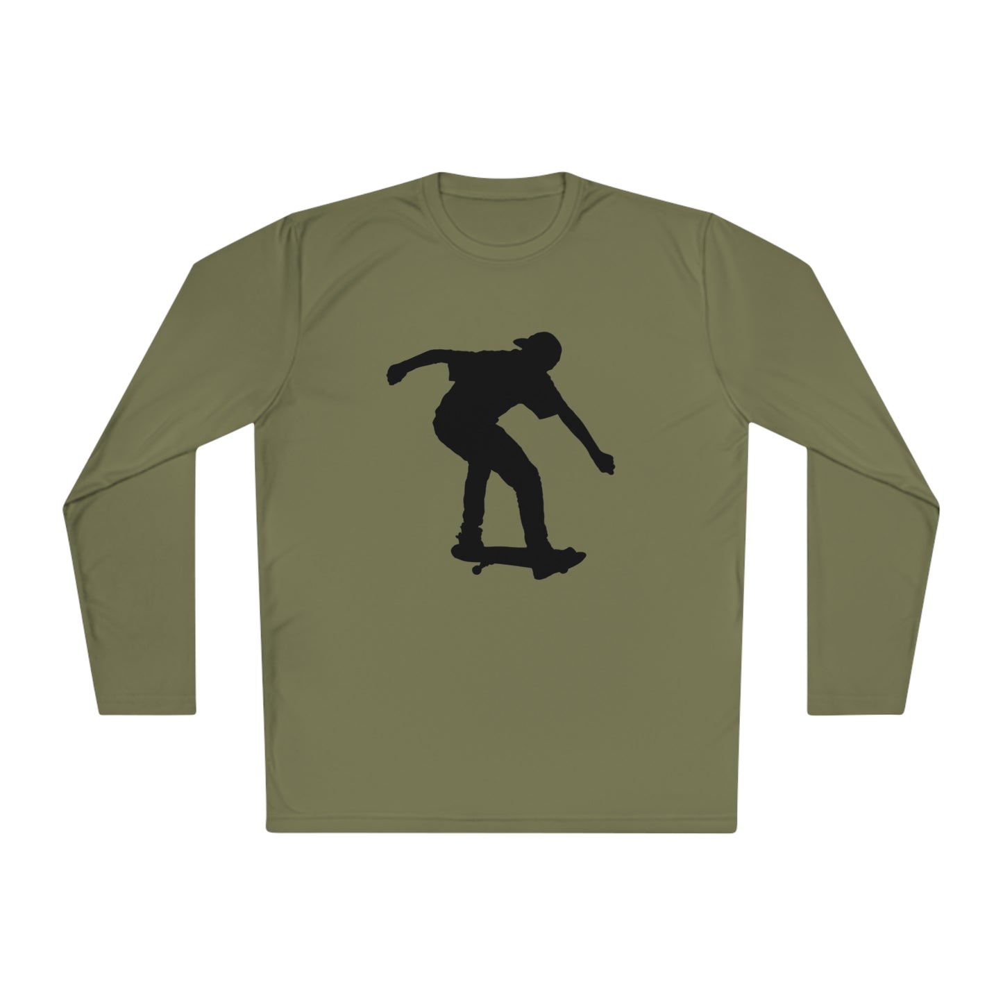 Magaan na Long Sleeve Tee: Skateboarding #1 