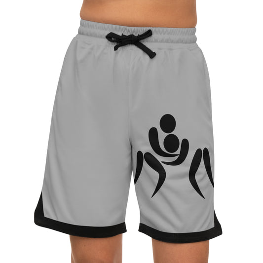 Basketball Rib Shorts: Wrestling Lite Gray