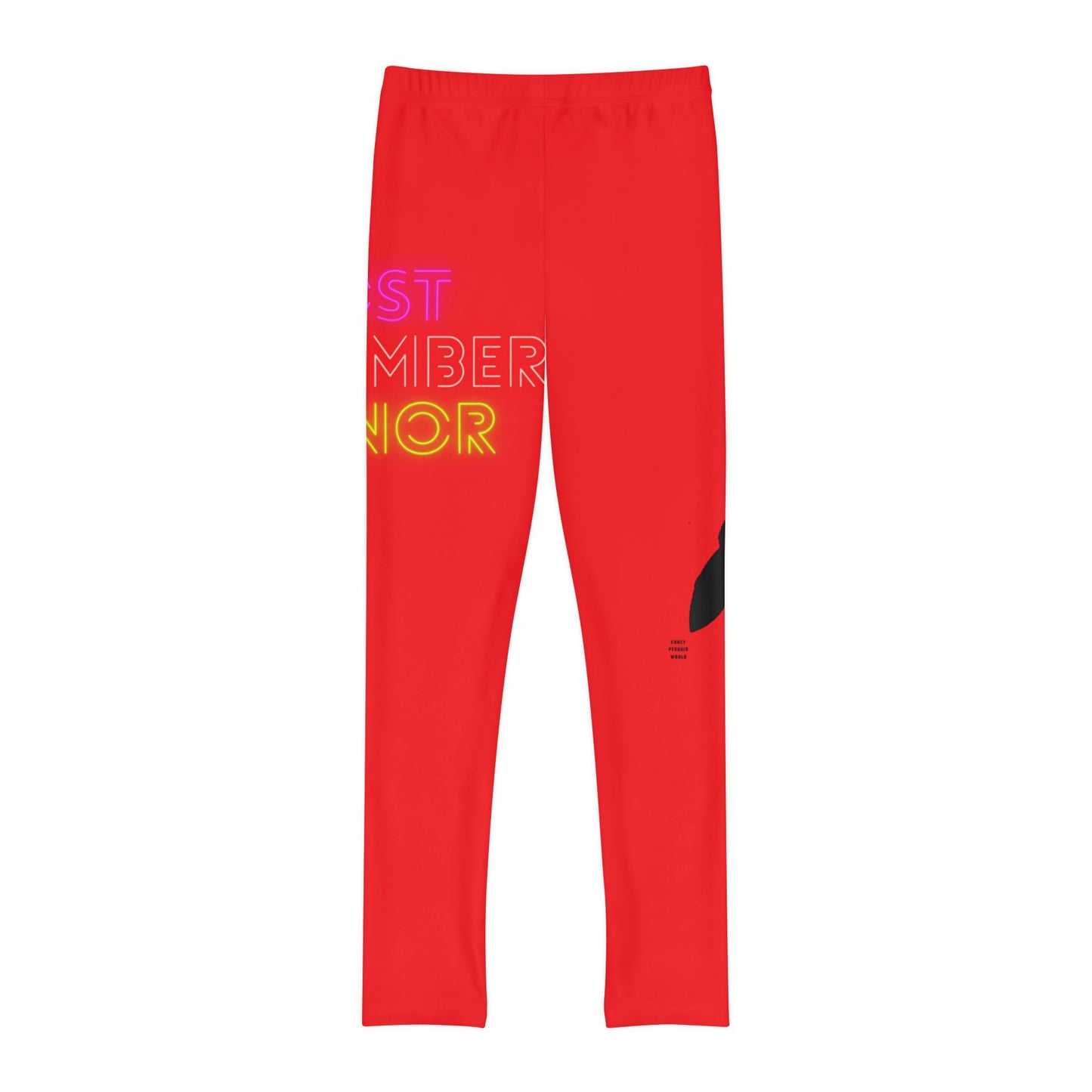 Youth Full-Length Leggings: Lost Remember Honor Red