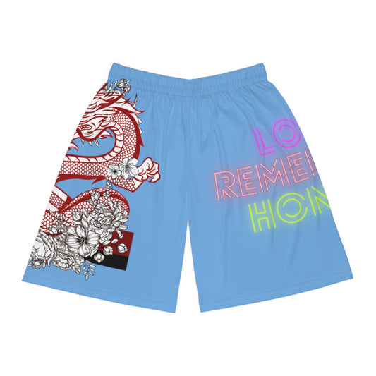 Basketball Shorts: Dragons Lite Blue