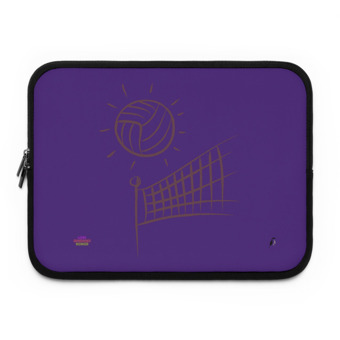 Laptop Sleeve: Volleyball Purple