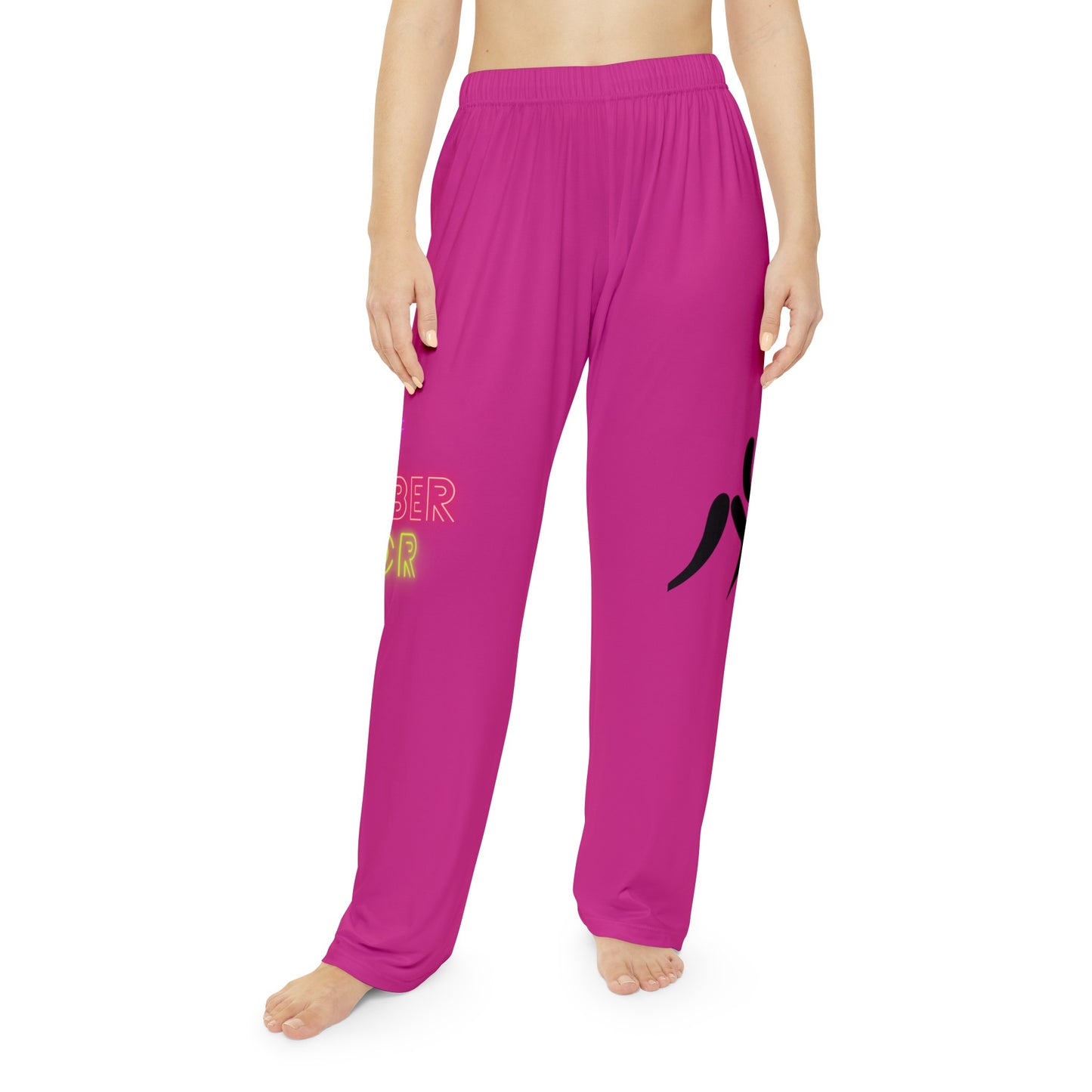 Pambabaeng Pajama Pants: Wrestling Pink 