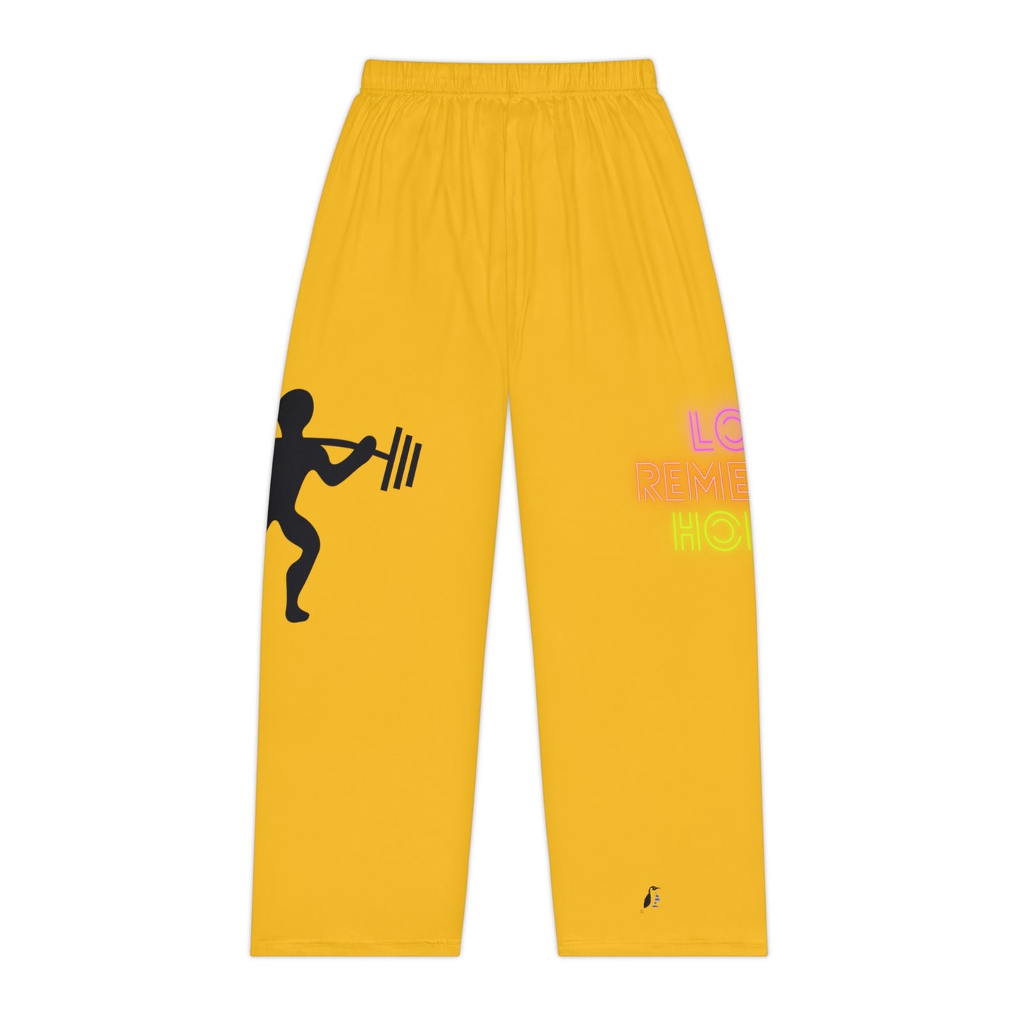 Women's Pajama Pants: Weightlifting Yellow