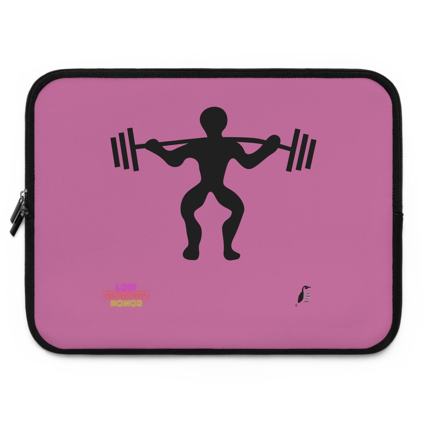 Laptop Sleeve: Weightlifting Lite Pink