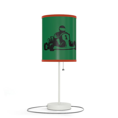 Lamp on a Stand, US|CA plug: Racing Dark Green