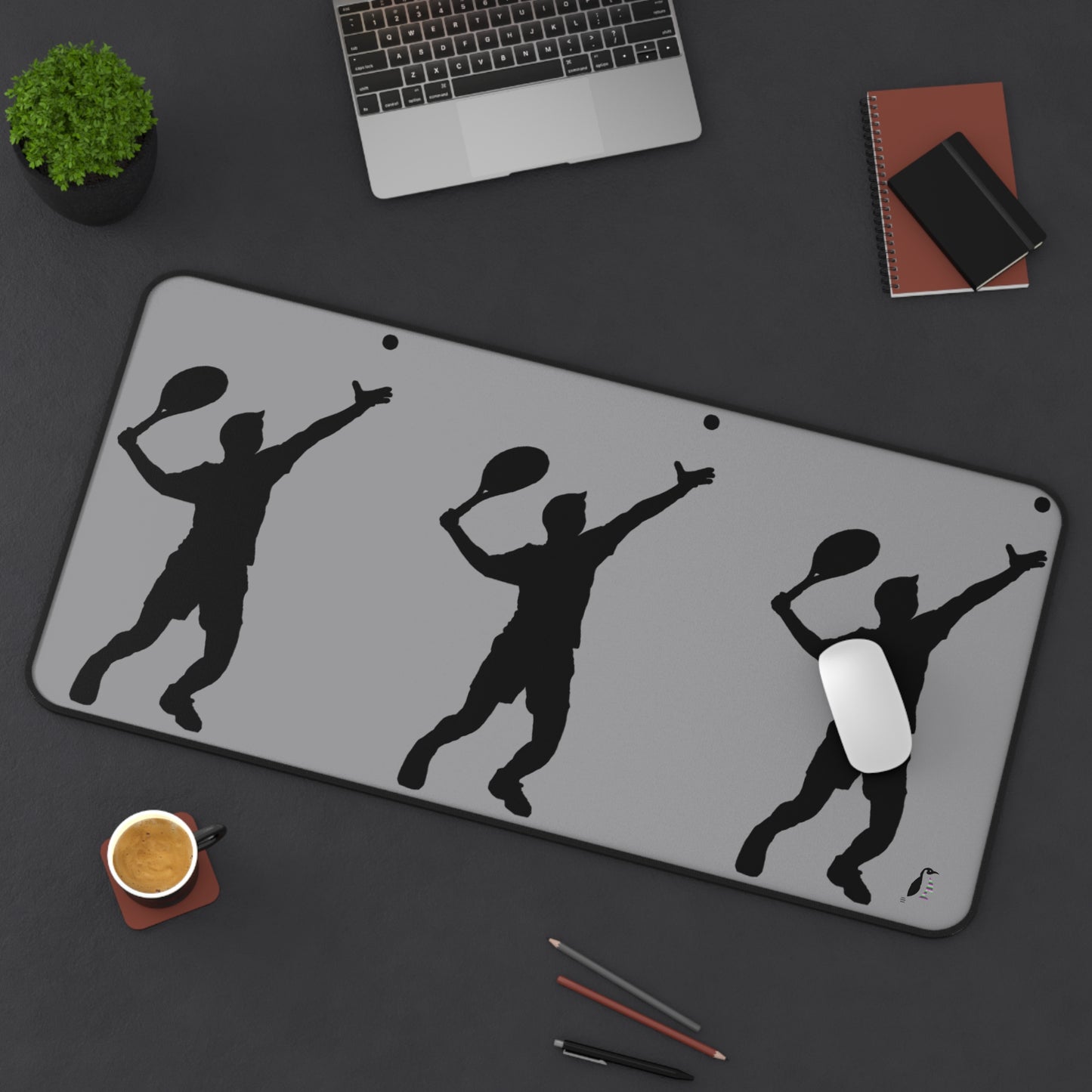 Desk Mat: Tennis Grey