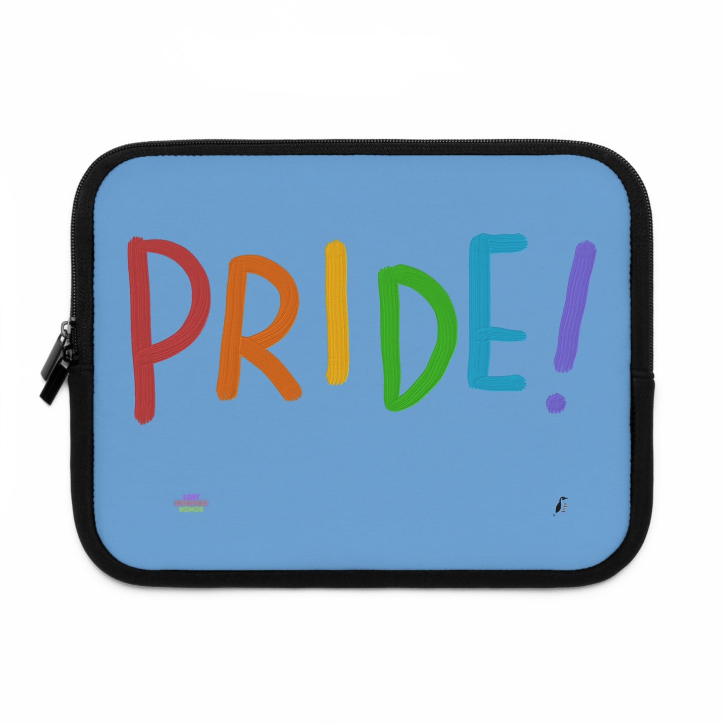 Laptop Sleeve: LGBTQ Pride Lite Blue