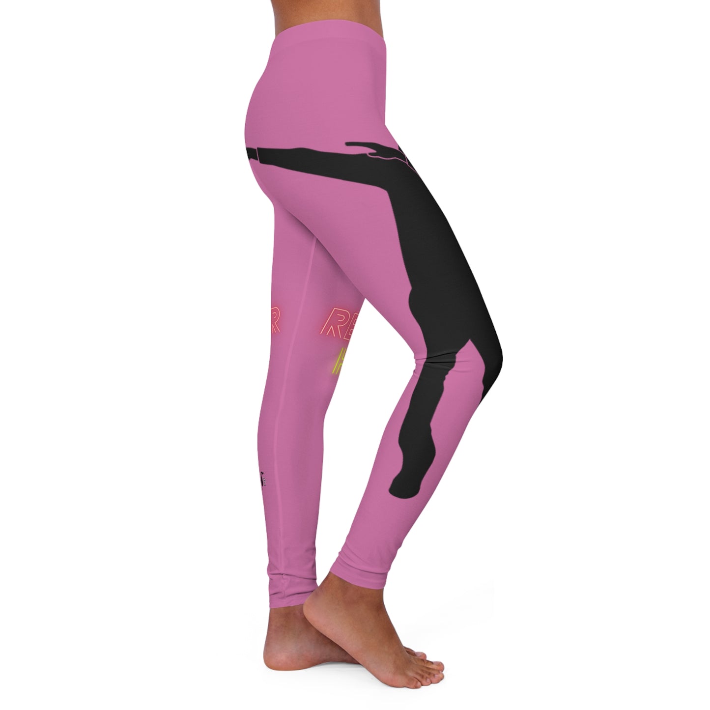 Women's Spandex Leggings: Dance Lite Pink