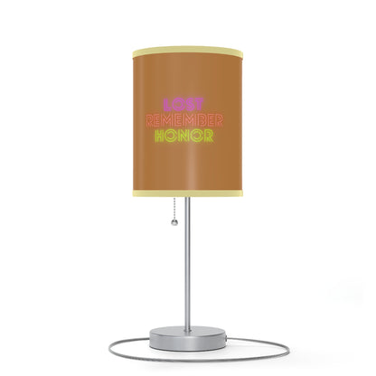 Lamp on a Stand, US|CA plug: Bowling Lite Brown 