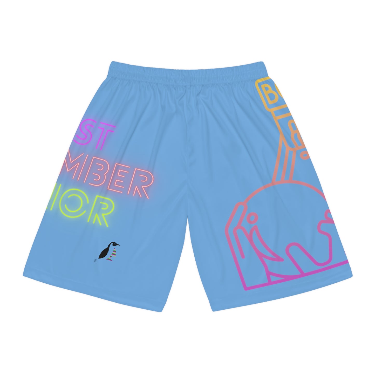 Basketball Shorts: Bowling Lite Blue