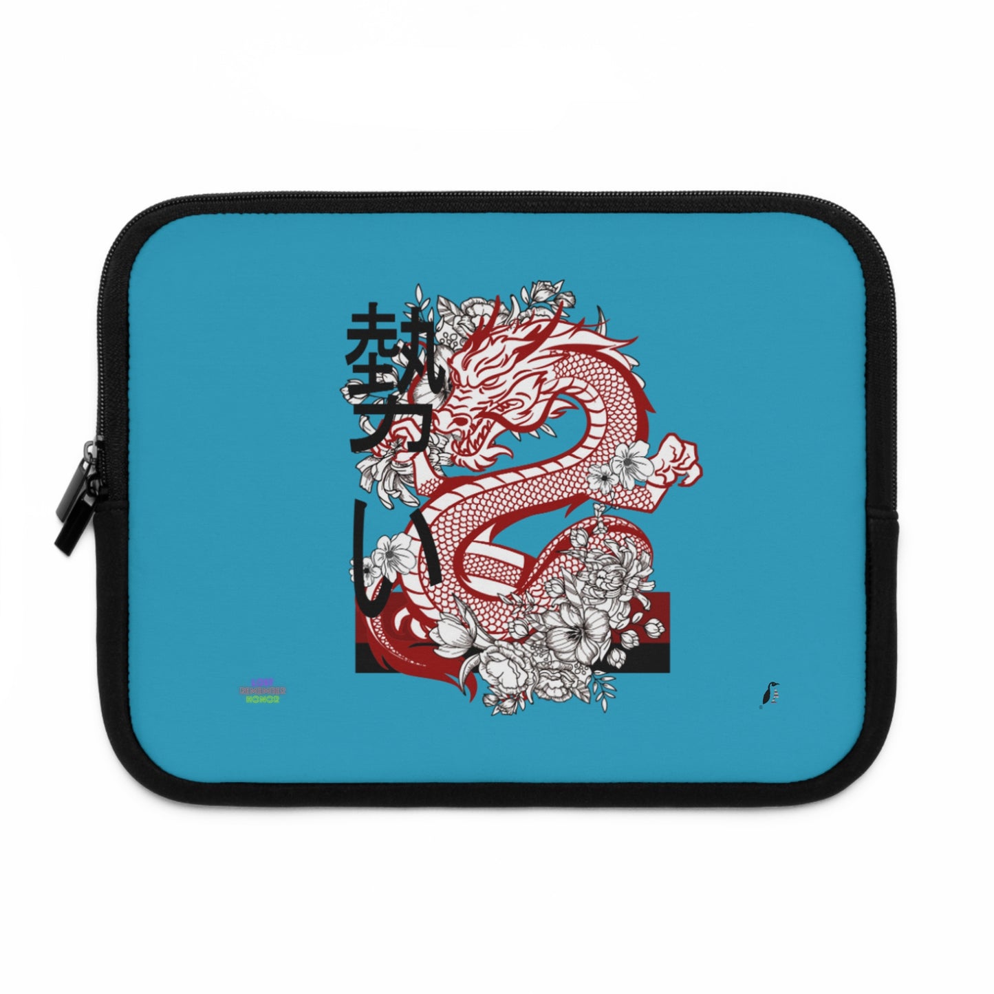 Laptop Sleeve: Dragons Turquoise