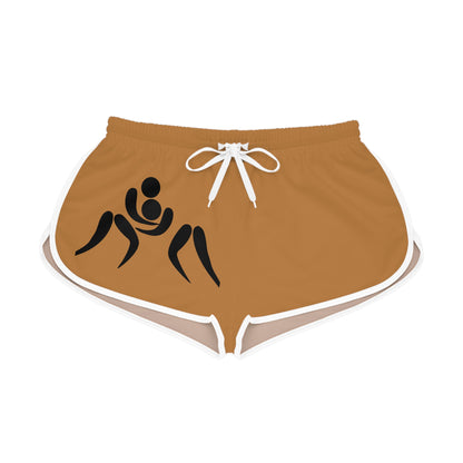 Women's Relaxed Shorts: Wrestling Lite Brown