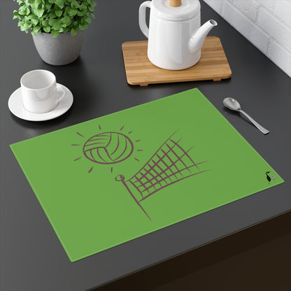 Placemat, 1pc: Volleyball Green