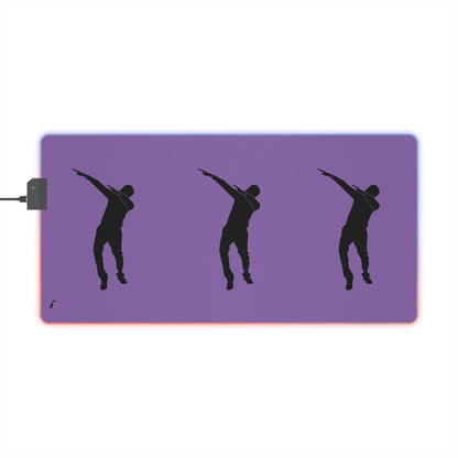 LED Gaming Mouse Pad: Dance Lite Purple