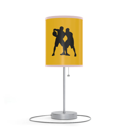 Lamp on a Stand, US|CA plug: Basketball Yellow