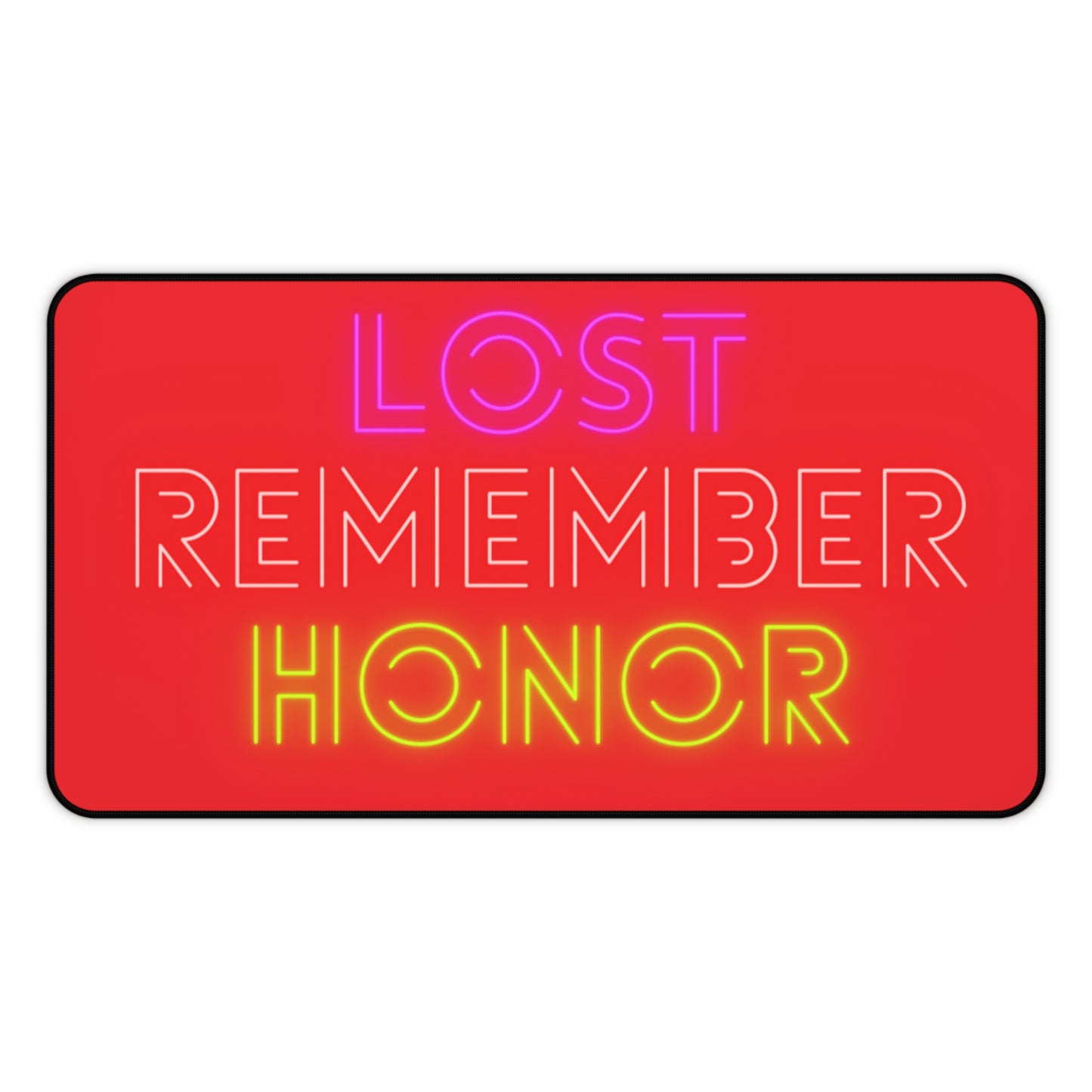 Desk Mat: Lost Remember Honor Red