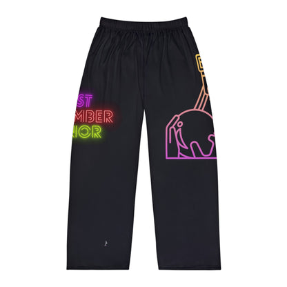 Men's Pajama Pants: Bowling Black