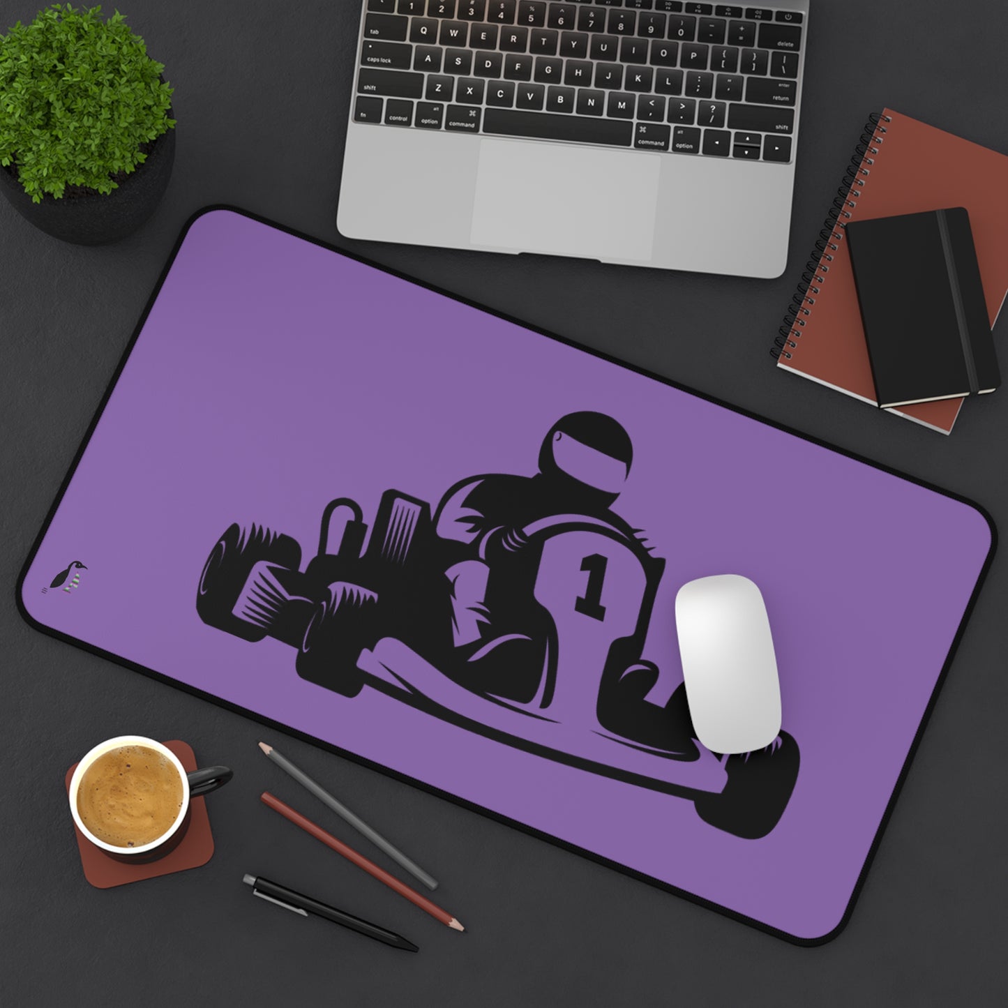 Desk Mat: Racing Lite Purple