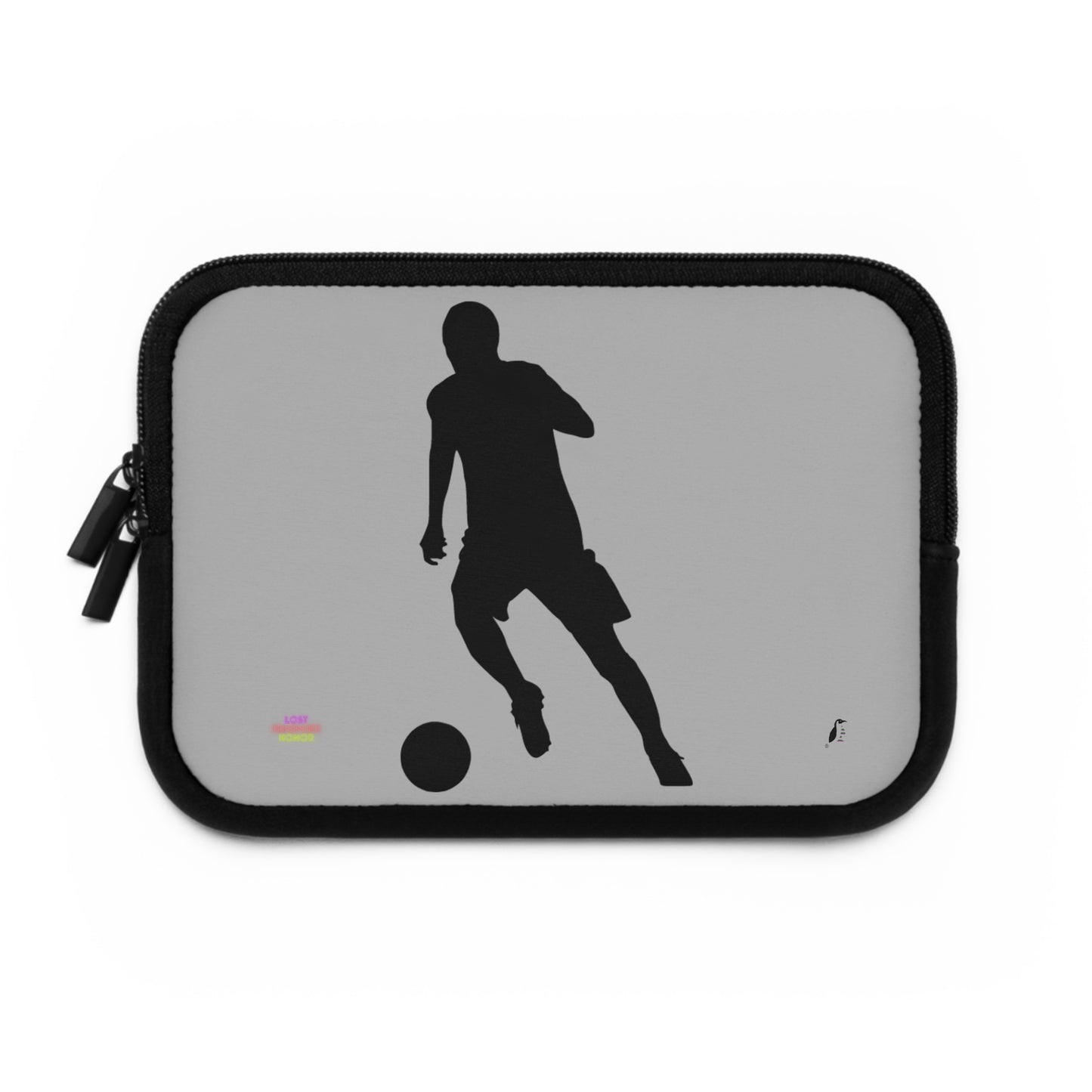 Laptop Sleeve: Soccer Lite Grey