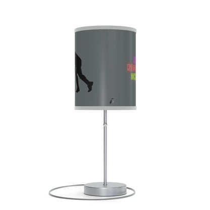 Lamp on a Stand, US|CA plug: Hockey Dark Grey 