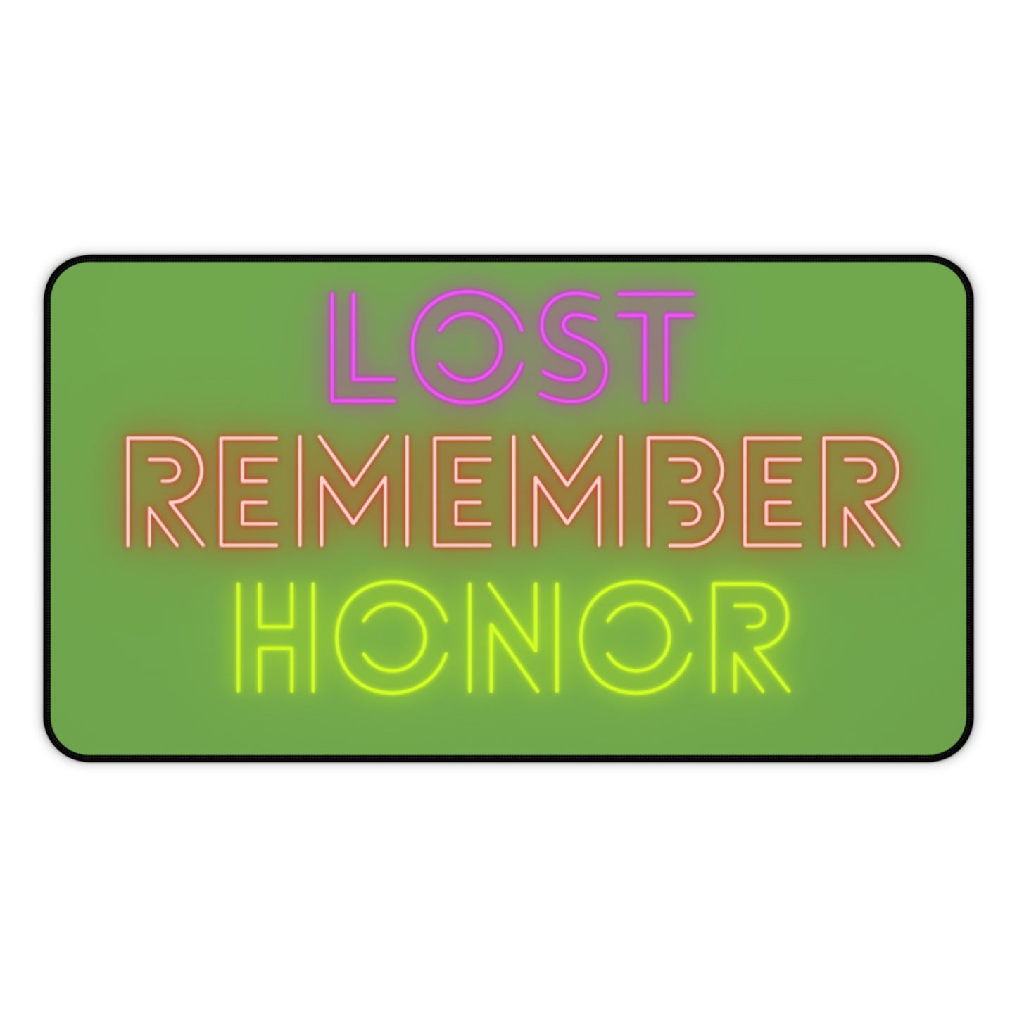 Desk Mat: Lost Remember Honor Green