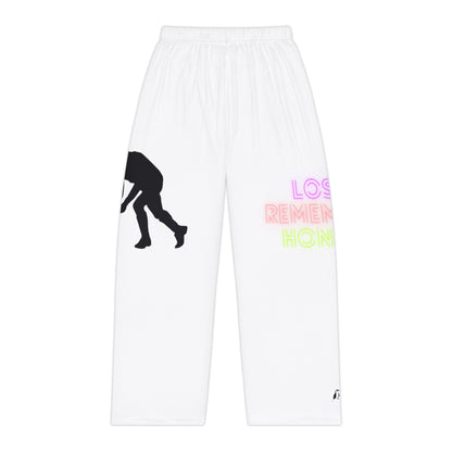 Women's Pajama Pants: Hockey White