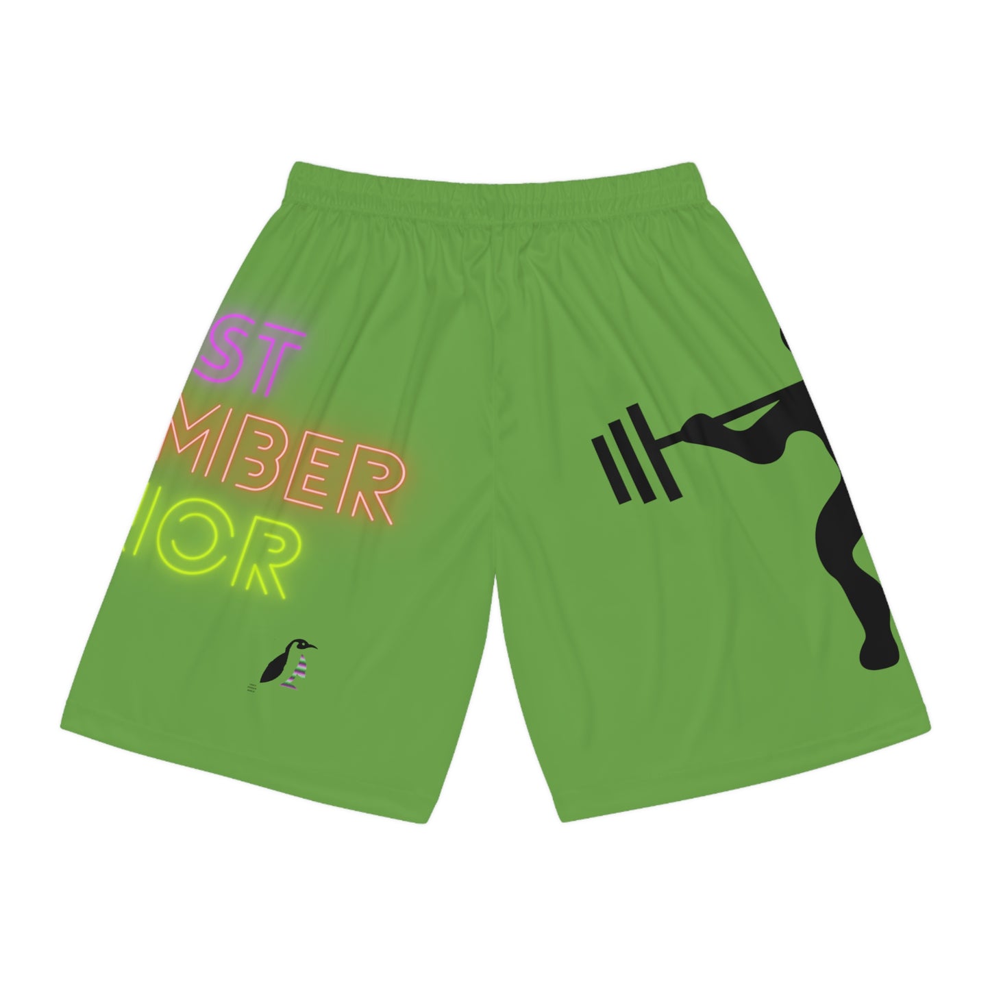 Basketball Shorts: Weightlifting Green