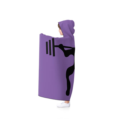 Hooded Blanket: Weightlifting Lite Purple