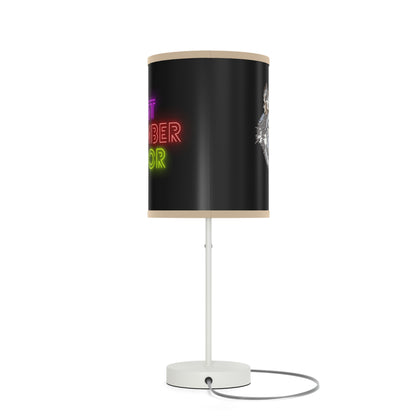 Lamp on a Stand, US|CA plug: Wolves Black