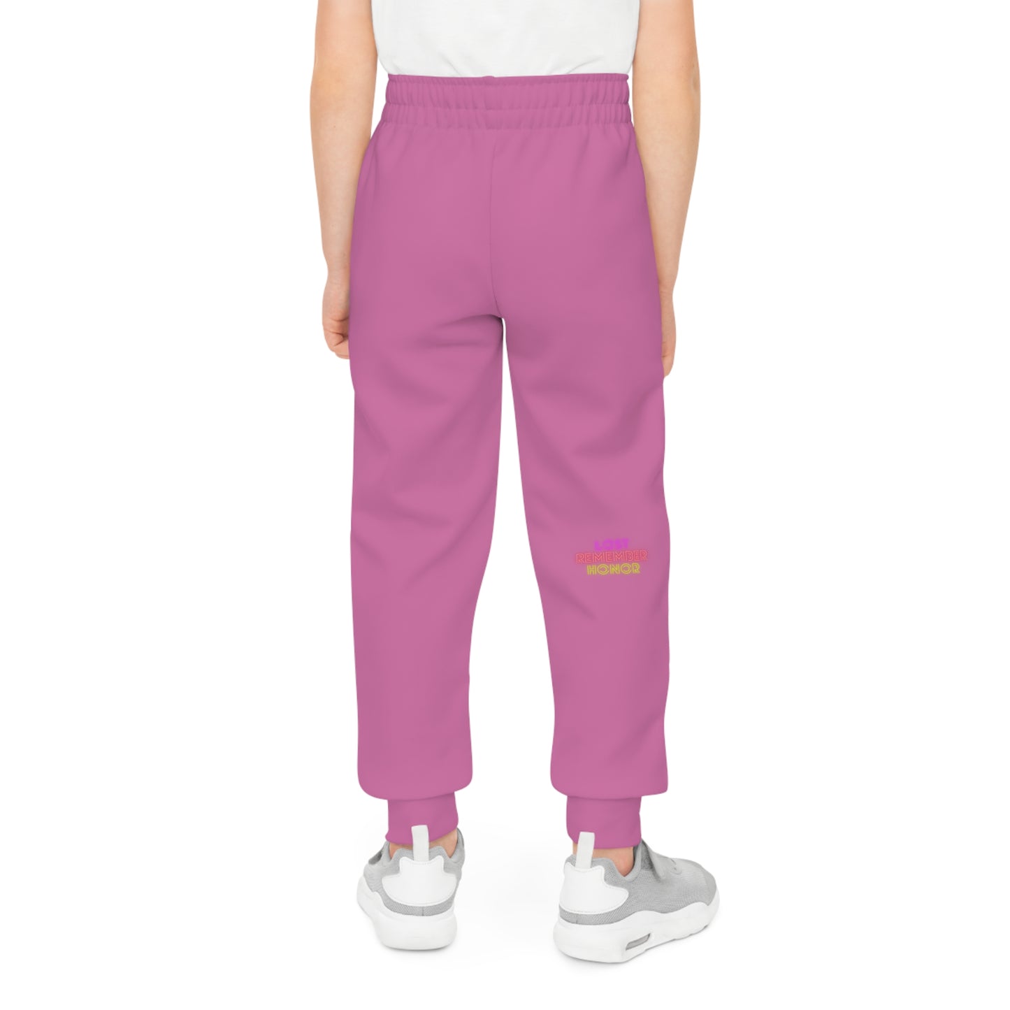 Youth Joggers: Crazy Penguin World Logo Lite Pink