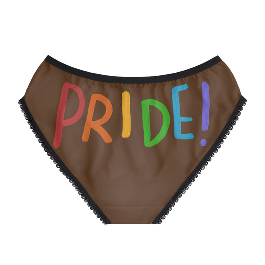 Women's Briefs: LGBTQ Pride Brown