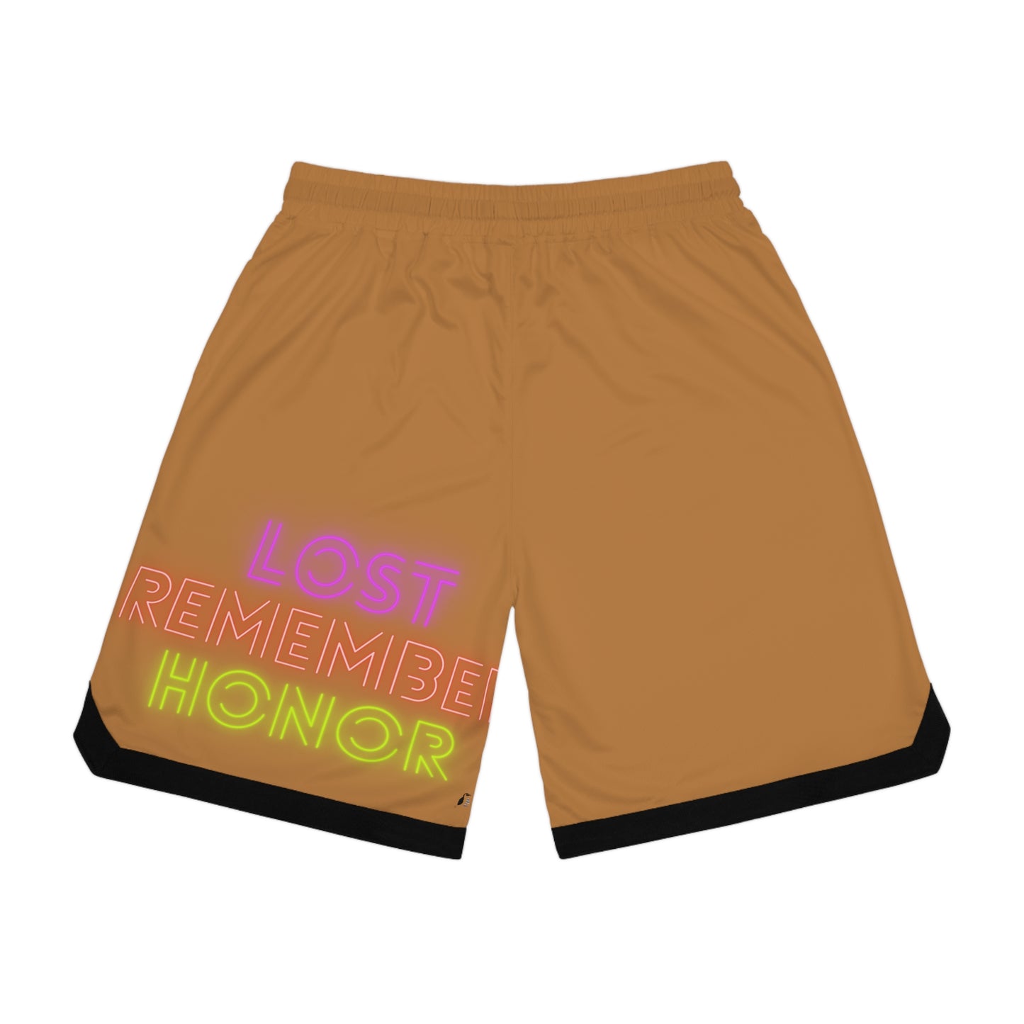 Basketball Rib Shorts: Baseball Lite Brown