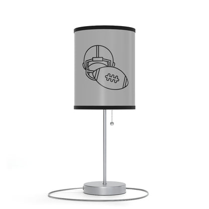 Lamp on a Stand, US|CA plug: Football Lite Grey