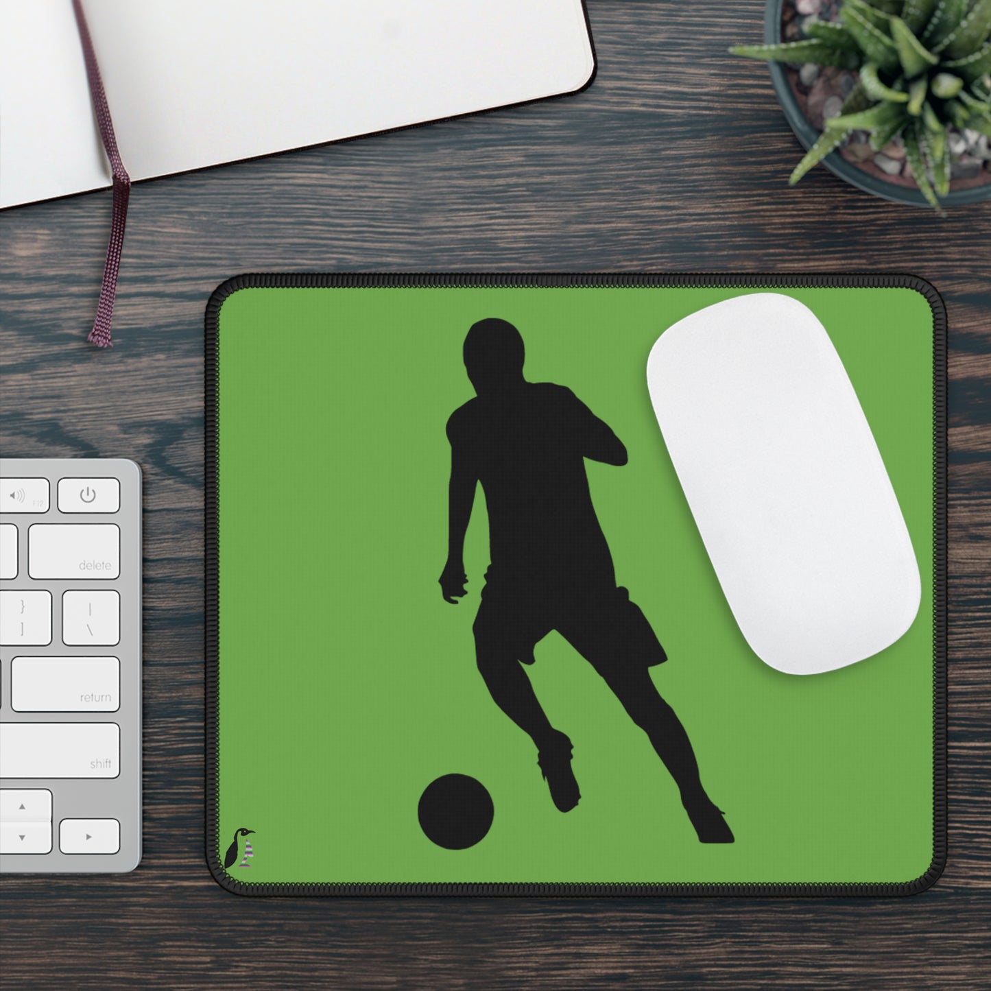 Gaming Mouse Pad: Soccer Green