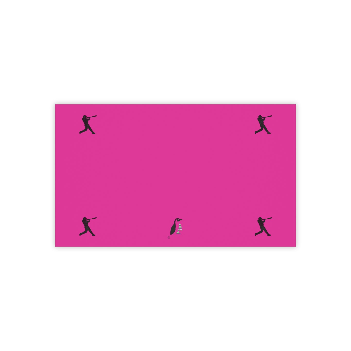 Post-it® Note Pads: Baseball Pink