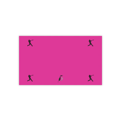 Post-it® Note Pads: Baseball Pink