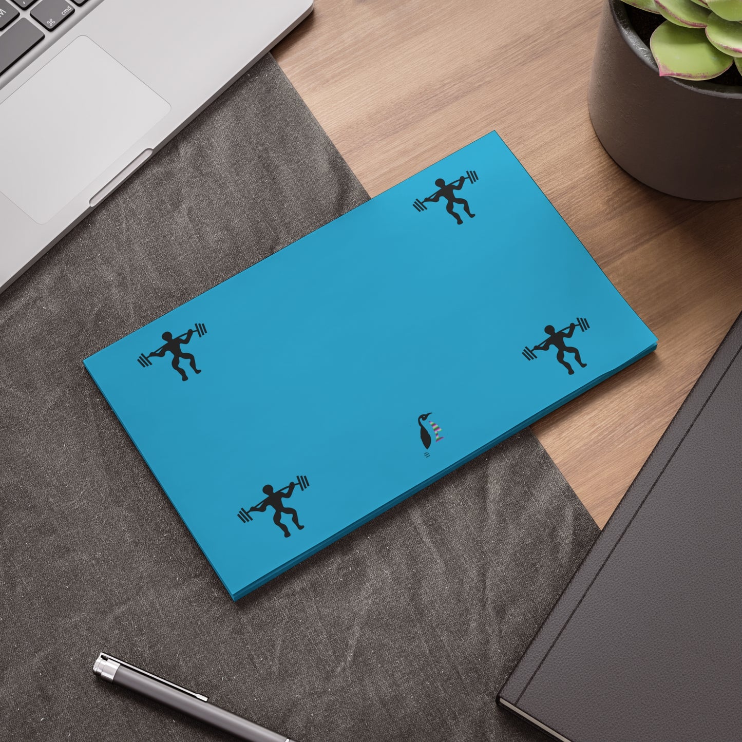 Post-it® Note Pads: Weightlifting Turquoise