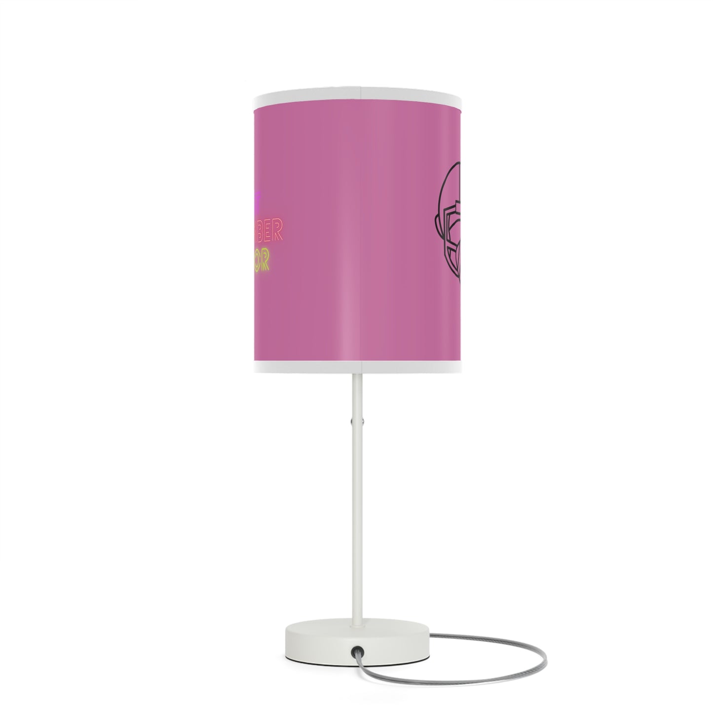 Lamp on a Stand, US|CA plug: Football Lite Pink