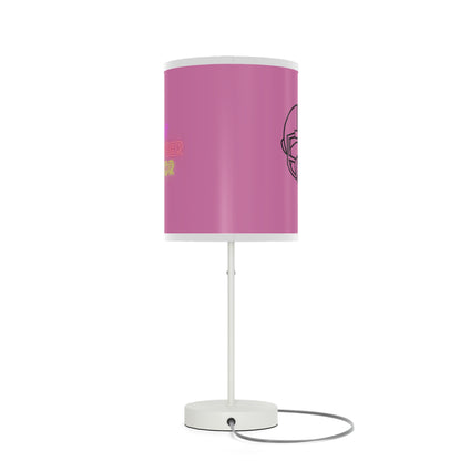 Lamp on a Stand, US|CA plug: Football Lite Pink