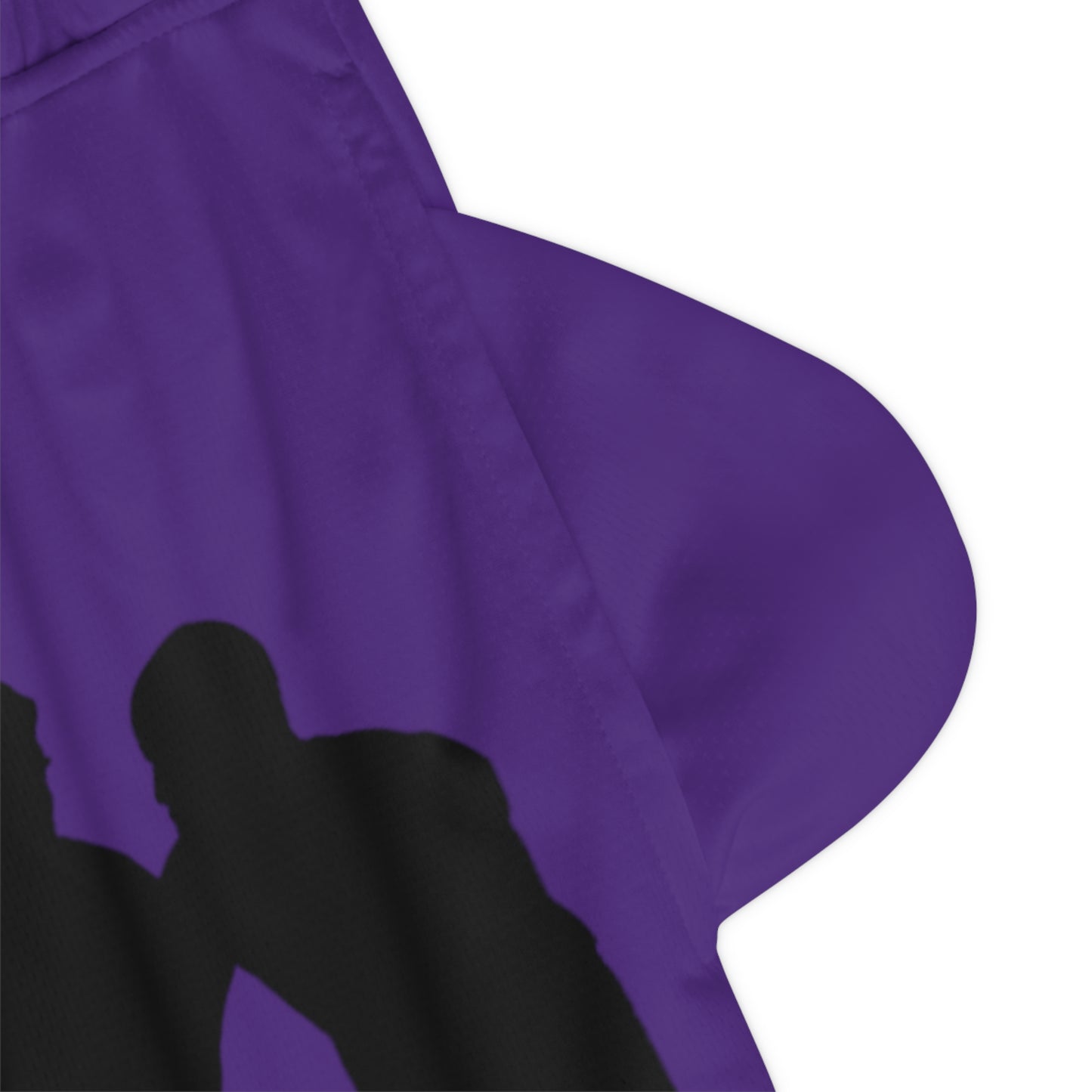 Basketball Rib Shorts: Basketball Purple