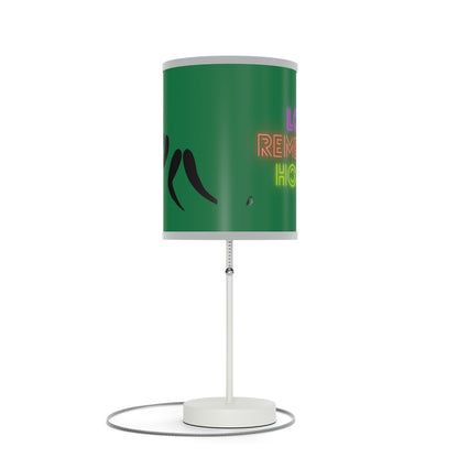 Lamp on a Stand, US|CA plug: Wrestling Dark Green