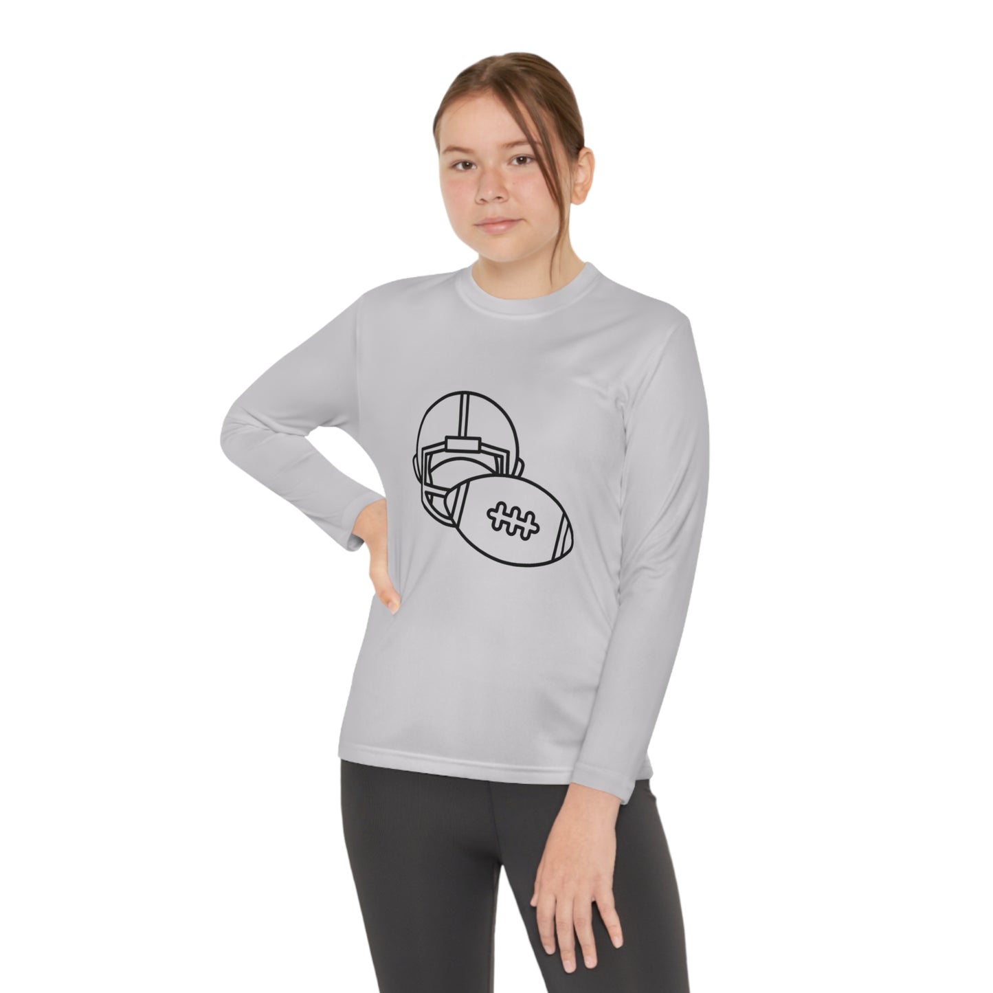 Youth Long Sleeve Competitor Tee: Football