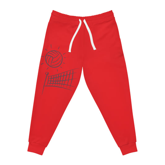 Athletic Joggers: Volleyball Red