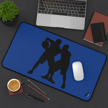 Desk Mat: Basketball Dark Blue