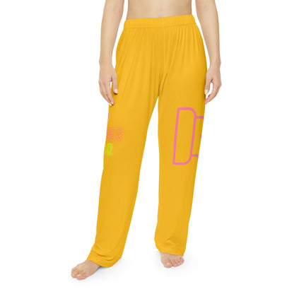 Women's Pajama Pants: Fight Cancer Yellow