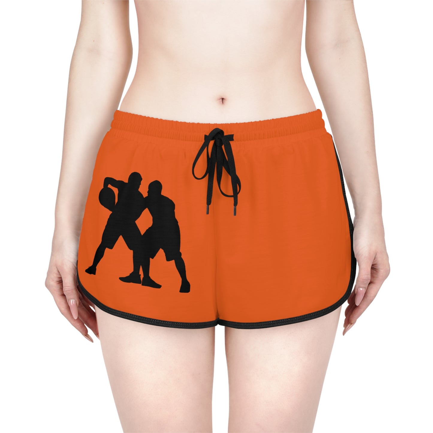 Women's Relaxed Shorts: Basketball Orange