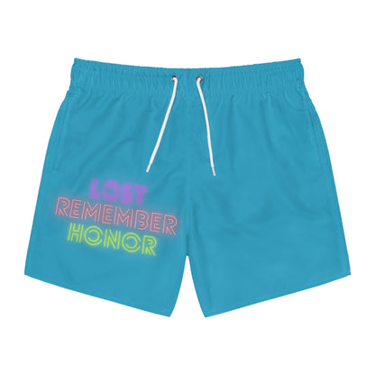 Swim Trunks: Lost Remember Honor Turquoise