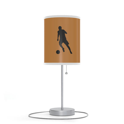 Lamp on a Stand, US|CA plug: Soccer Lite Brown